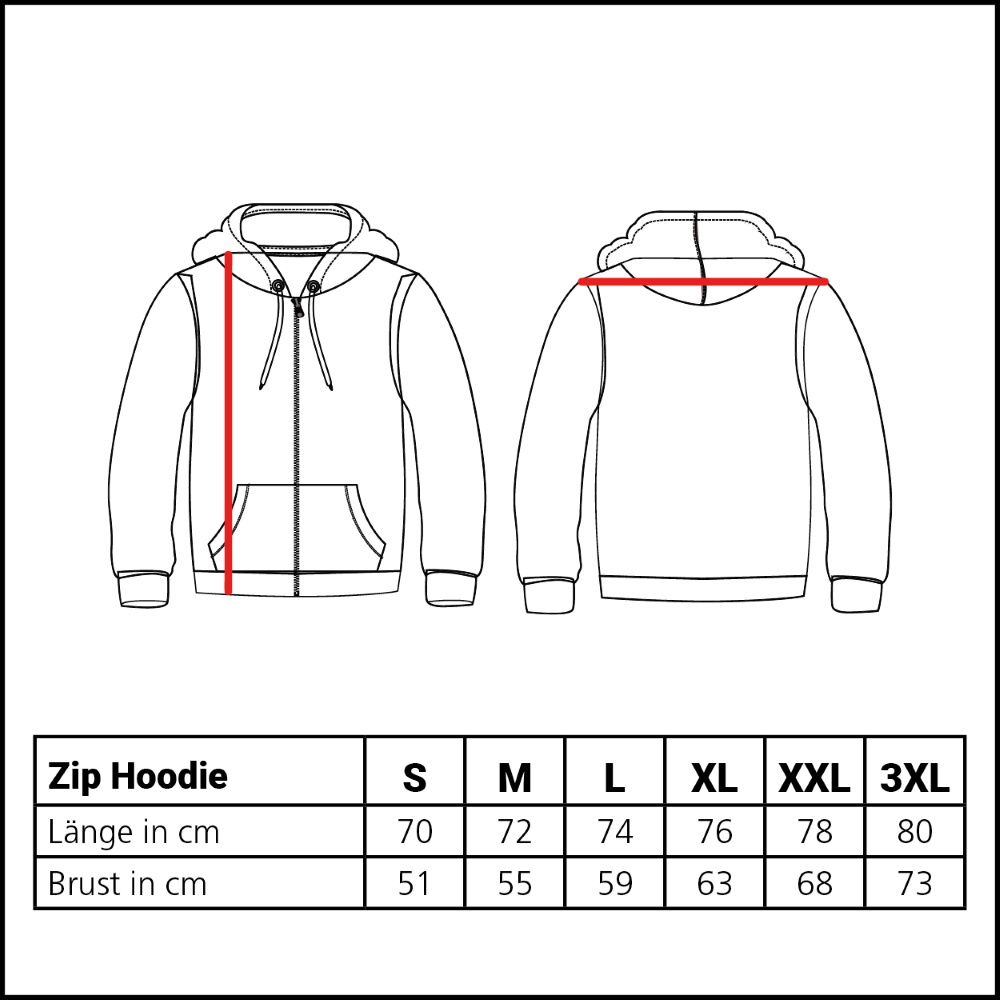 LÖWEN DART Zip-Hoodie